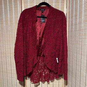 Red Lace Jacket
